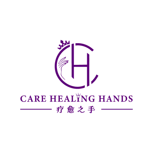 Care Healing Hands bilingual logo